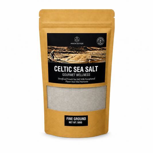 Maison Seltique Sal Celta Fina Molida 500g – Sal Marina Natural Sin Refinar